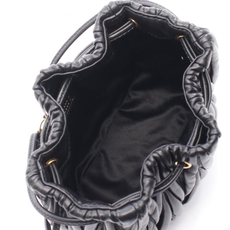 ミュウ ミュウ Miu Miu マテラッセ ポーチ ハンドバッグ バッグ レザー レディース ブラック系 5ND022AFPPF0002 【新品】 ミュウ マテラッセ ポーチ ブランドオフ Miu レザー ハンドバッグ