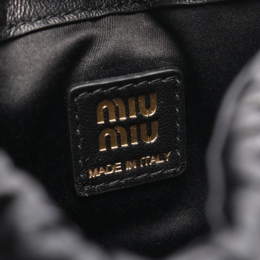 ミュウ マテラッセ ポーチ ブランドオフ Miu レザー ハンドバッグ
