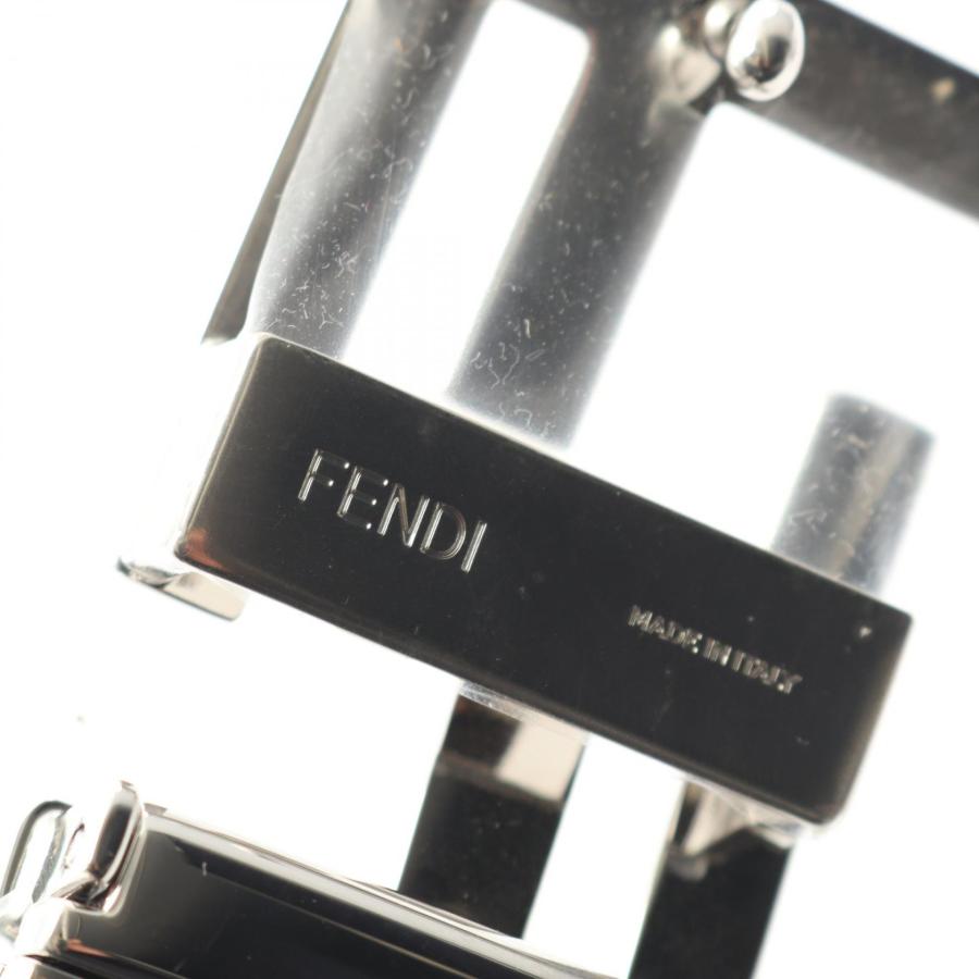 FENDI（フェンディ） FFロゴ バックル ブランドオフ レザー ベルト
