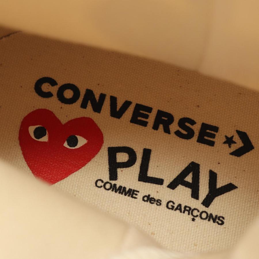 未使用】PLAY Comme des Garçons × converse24㎝ コムデギャルソン PLAY COMME des GARCONS × CONVERSE ブランドオフ