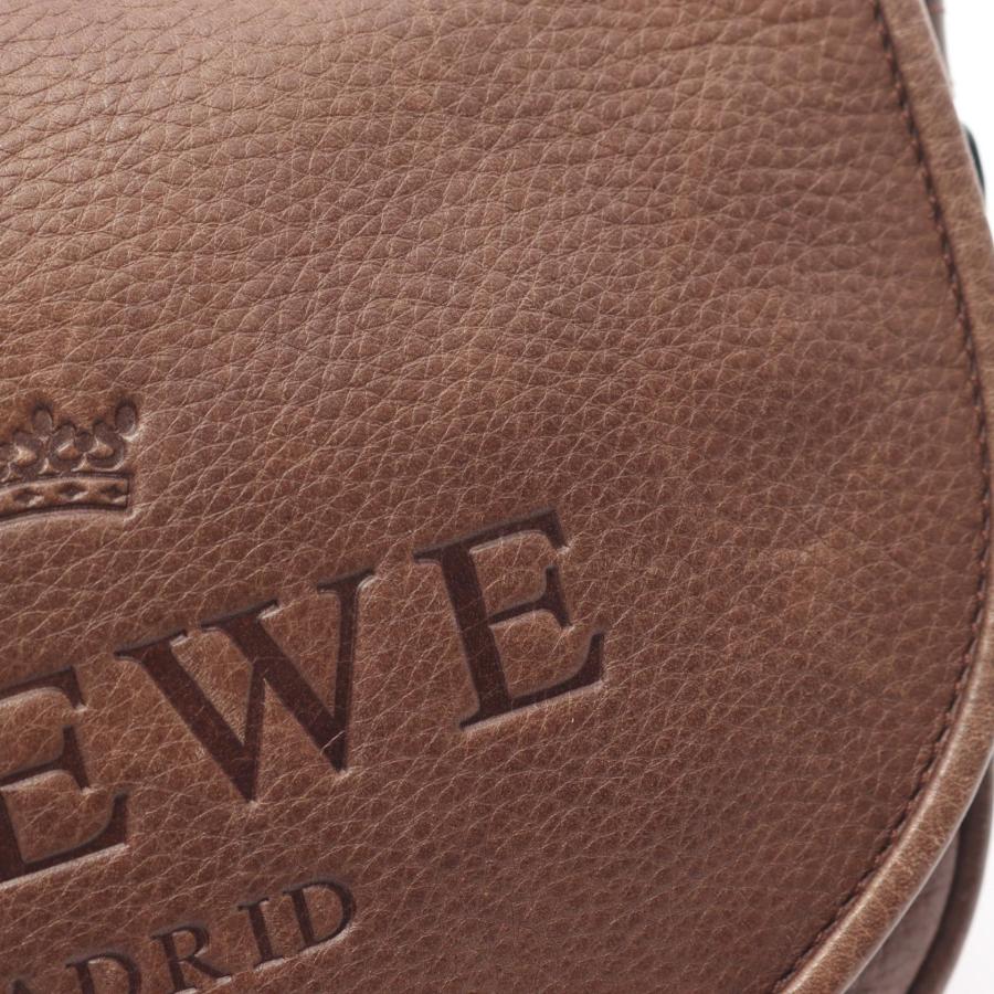 LOEWE（ロエベ） ヘリテージ ブランドオフ レザー ショルダーバッグ