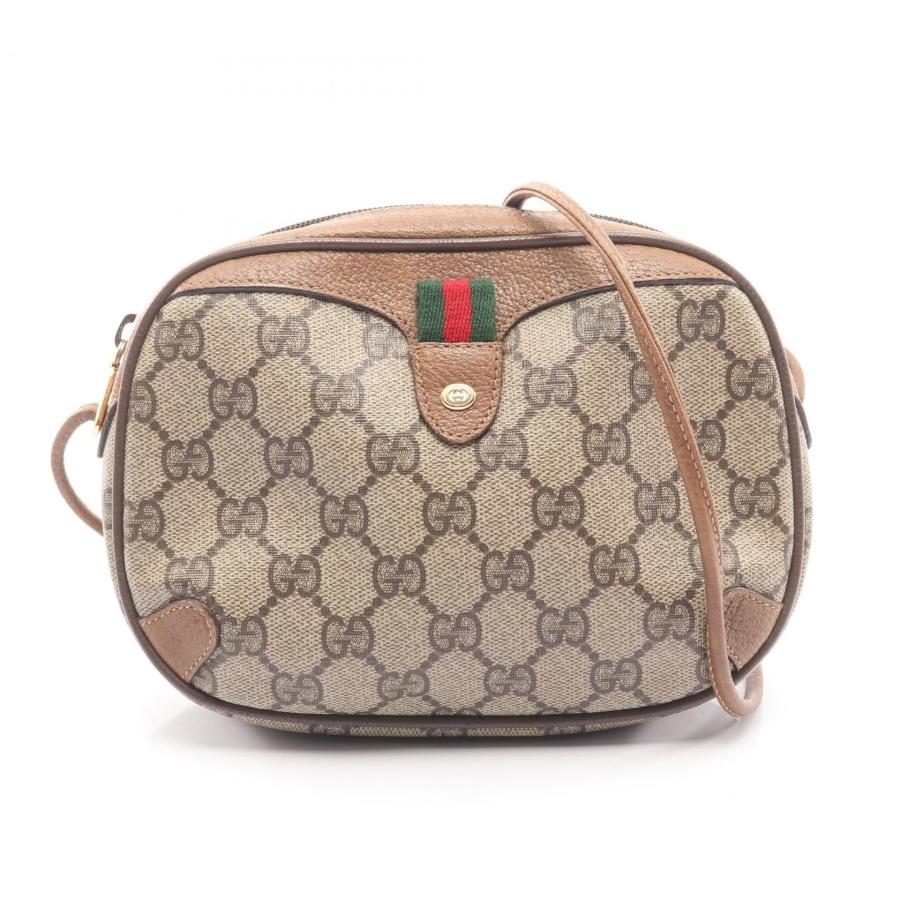 GUCCI オールドグッチ PLUS ショルダーバッグ 2way GG PVC GUCCI（グッチ） オールドグッチ GGプラス シェリーライン ブランド