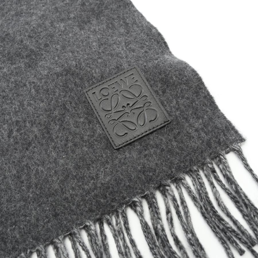 LOEWE（ロエベ） アナグラムロゴ フリンジスカーフ ブランドオフ
