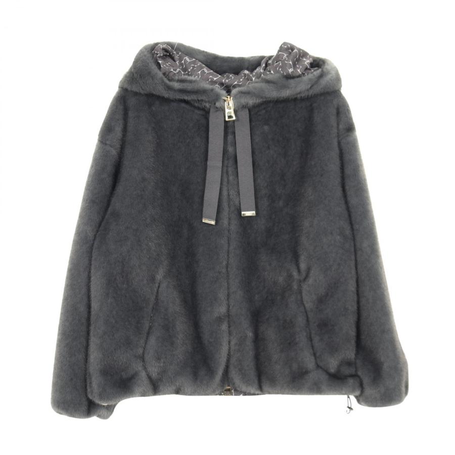 ☆美品☆HERNO ヘルノ　エコファーボアジャケット　40 HERNO（ヘルノ） エコファー ブランドオフ その他 その他ジャケット