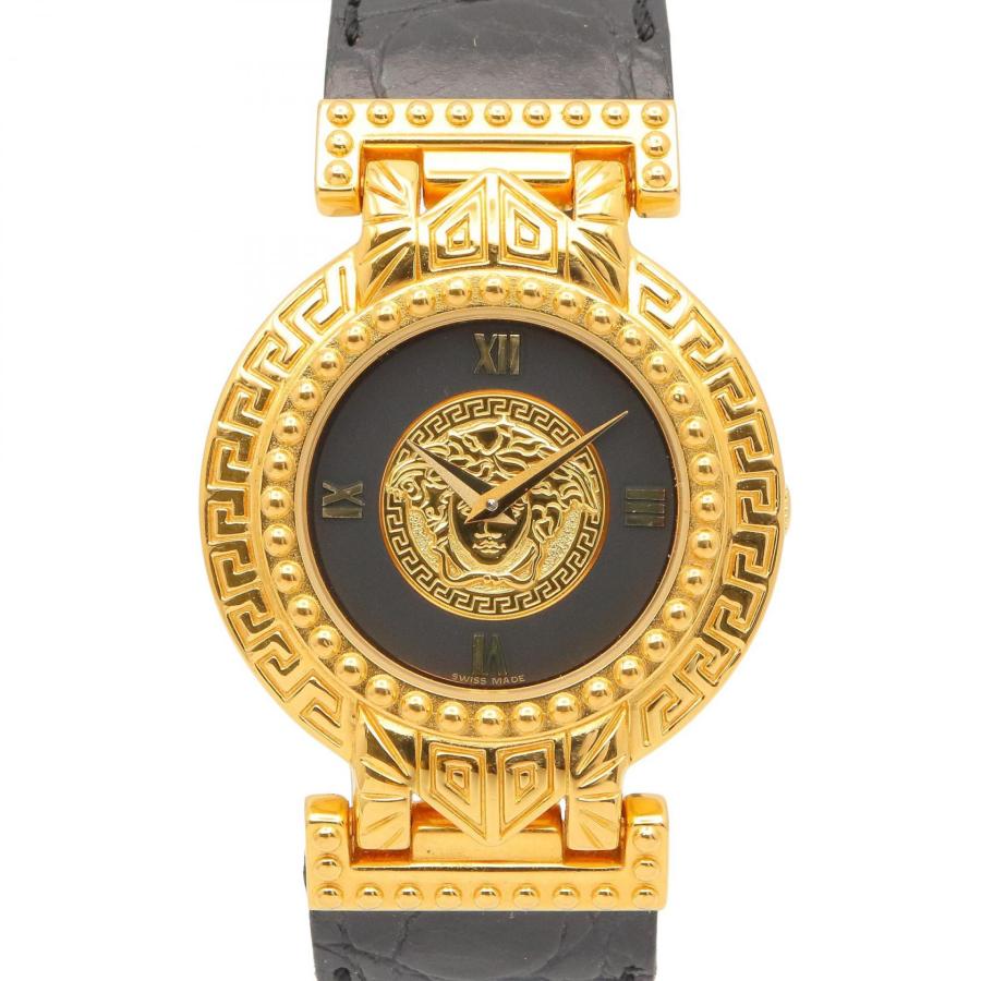 Gianni Versace ゴールド メッキ　腕時計 ヴェルサーチ メデューサ ブランドオフ VERSACE GP（ゴールドメッキ