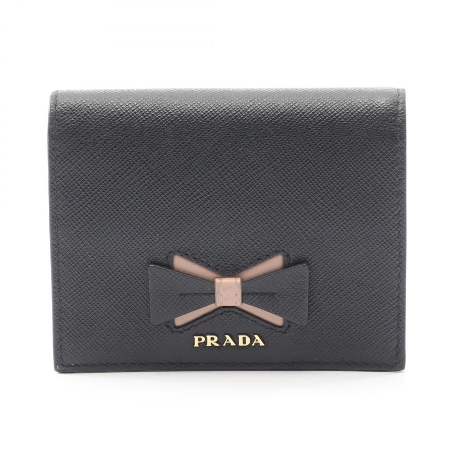 PRADA 財布　サフィアーノ フィオッコ　SAFFIANO FIOCCO PRADA（プラダ） SAFFIANO FIOCCO ブランドオフ サフィアーノレザー 二