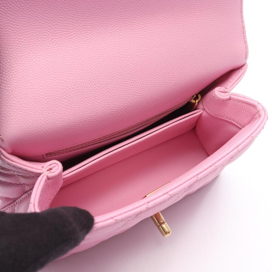 シャネル ココハンドルXXS トップハンドル 2WAY ブランドオフ CHANEL キャビアスキン(グレインドカーフ) ハンドバッグ グレインドカーフの画像