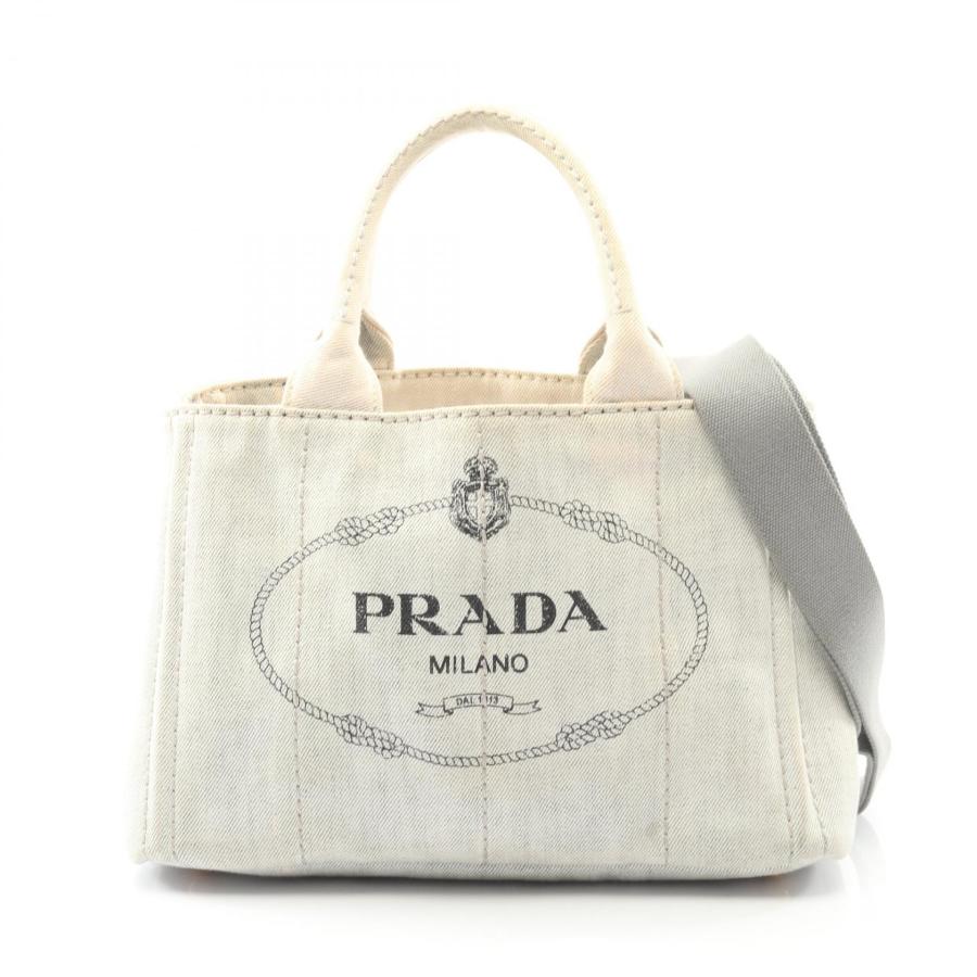 PRADA（プラダ） CANAPA カナパ ブランドオフ デニム トートバッグ