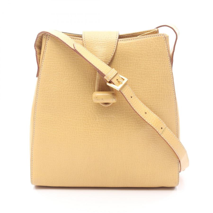 LOEWE（ロエベ） ブランドオフ レザー ショルダーバッグ レザー 中古