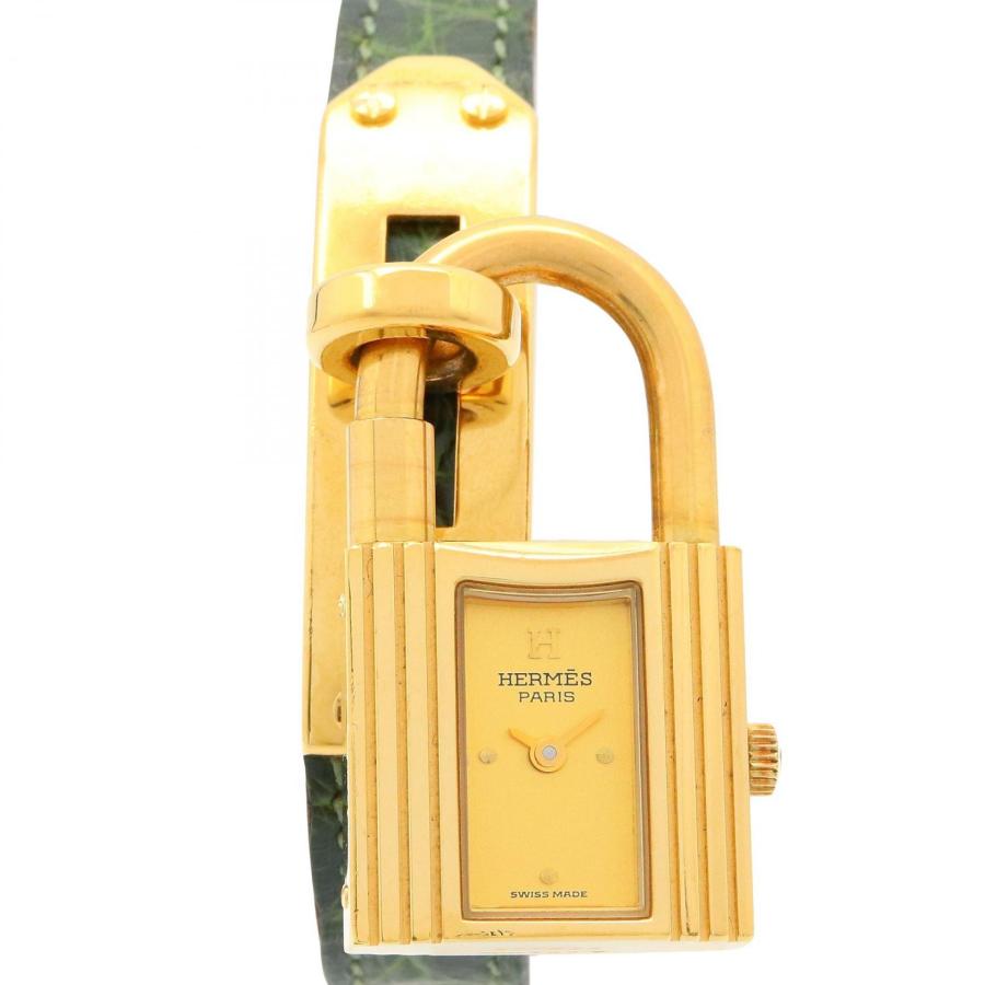 エルメス ケリーウォッチ ゴールド文字盤 GP ゴールドメッキ ゴールド HERMES（エルメス） ケリーウォッチ ブランドオフ HERMES GP（ゴールド
