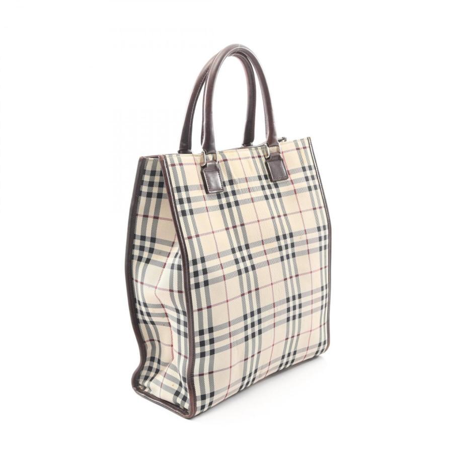 BURBERRY（バーバリー） ノバチェック ブランドオフ キャンバス トート
