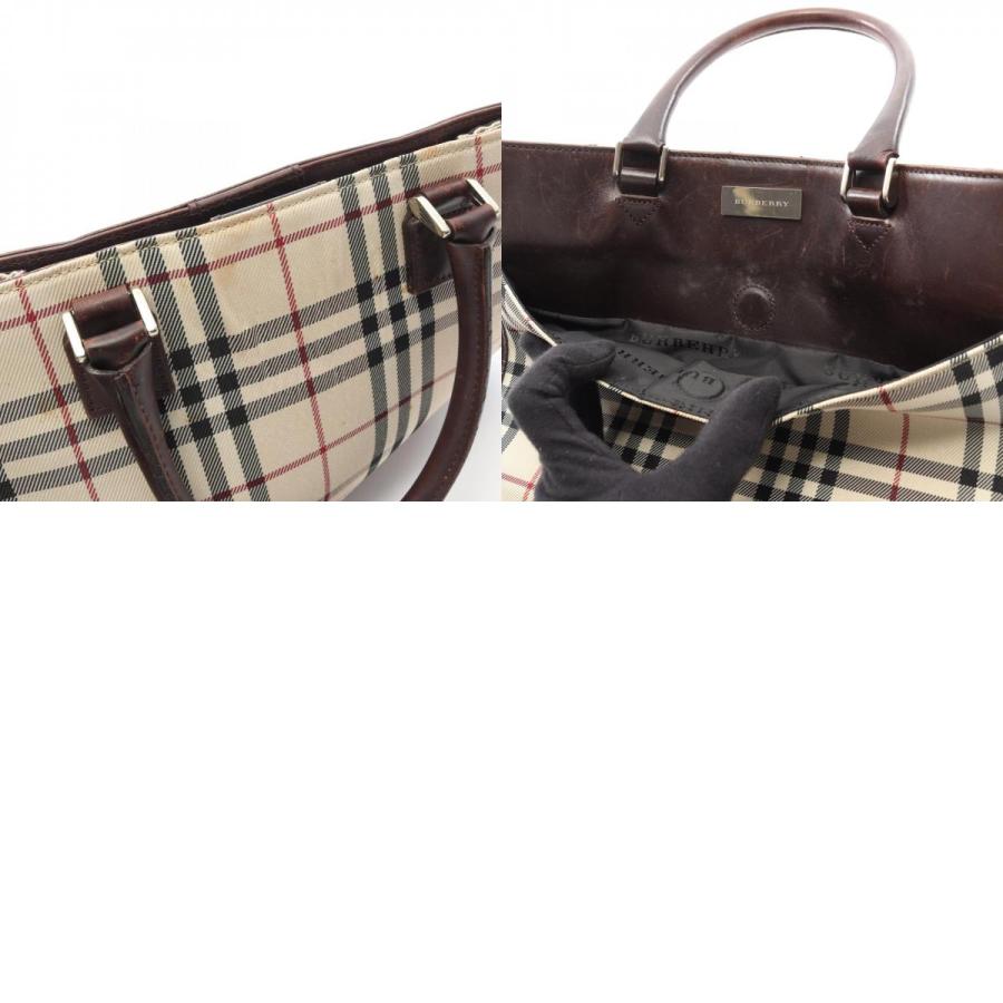 BURBERRY（バーバリー） ノバチェック ブランドオフ キャンバス トート