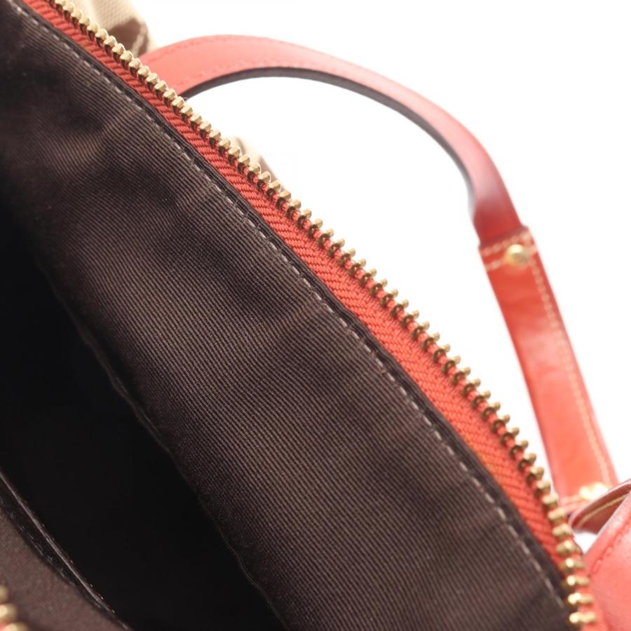 COACH（コーチ） シグネチャー ブランドオフ キャンバス ハンドバッグ