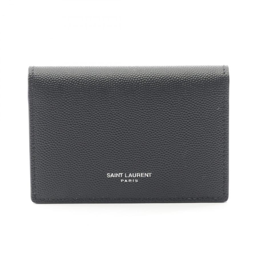 SAINTLAURENT、レザーケース サンローランパリ ブランドオフ SAINT LAURENT PARIS レザー カード