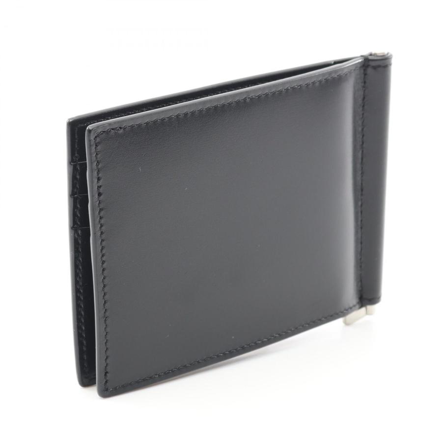 サンローランパリ モノグラム ブランドオフ SAINT LAURENT PARIS レザー 二つ折り財布 レザー メンズの画像