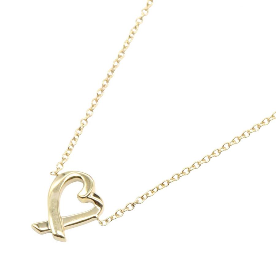Tiffany ネックレス ラビングハート k18【⚠️値下げしました】 TIFFANY&Co.（ティファニー） 爆買 ラビングハートネックレス ブランド