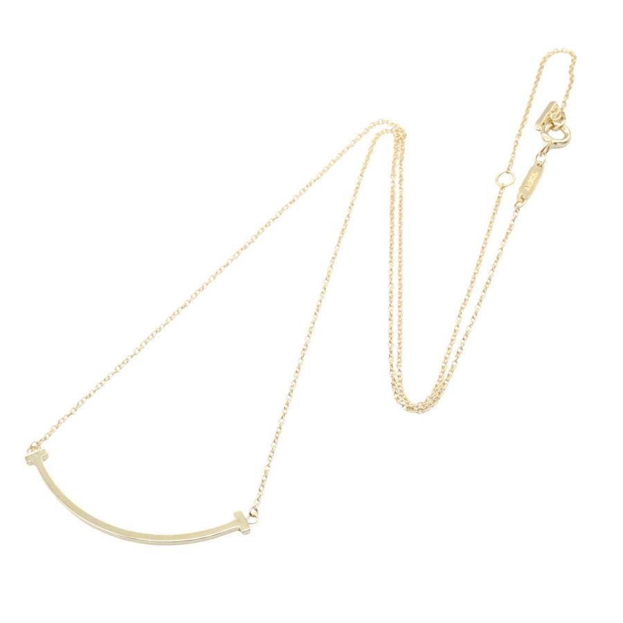 Tiffany & Co. ティファニー　Tスマイルネックレス　スモール　k18 TIFFANY&Co.（ティファニー） Tスマイルネックレス スモール ブランド