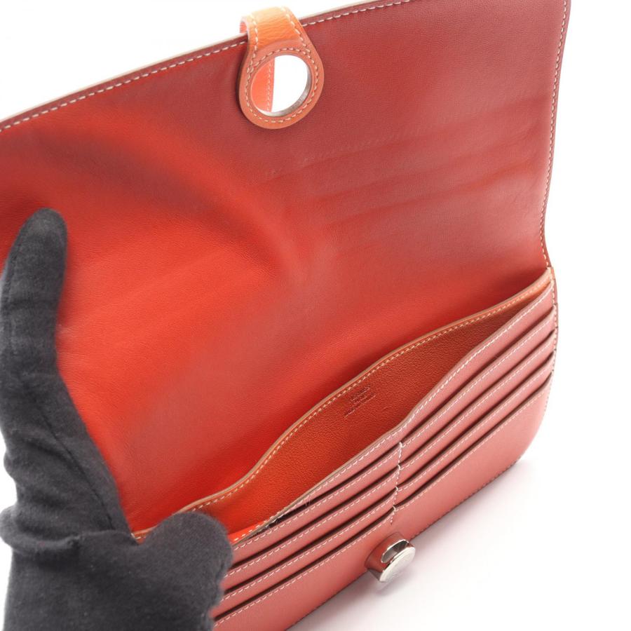 HERMES（エルメス） ドゴンロング ブランドオフ レザー 二つ折り長財布