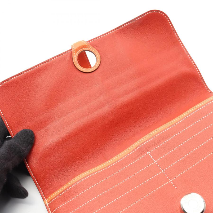 HERMES（エルメス） ドゴンロング ブランドオフ レザー 二つ折り長財布