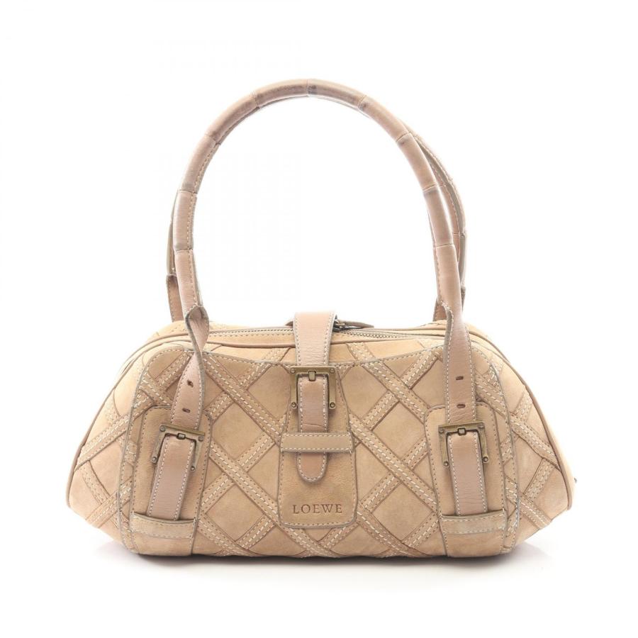 LOEWE ロエベ スエード ベスト 42 LOEWE（ロエベ） センダ ブランドオフ スウェード ハンドバッグ