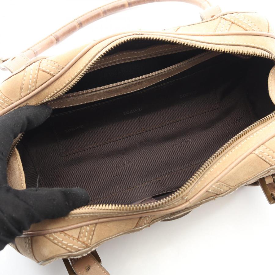 LOEWE（ロエベ） センダ ブランドオフ スウェード ハンドバッグ