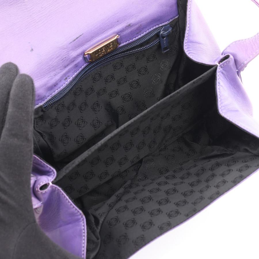 LOEWE（ロエベ） アナグラム ブランドオフ レザー ショルダーバッグ