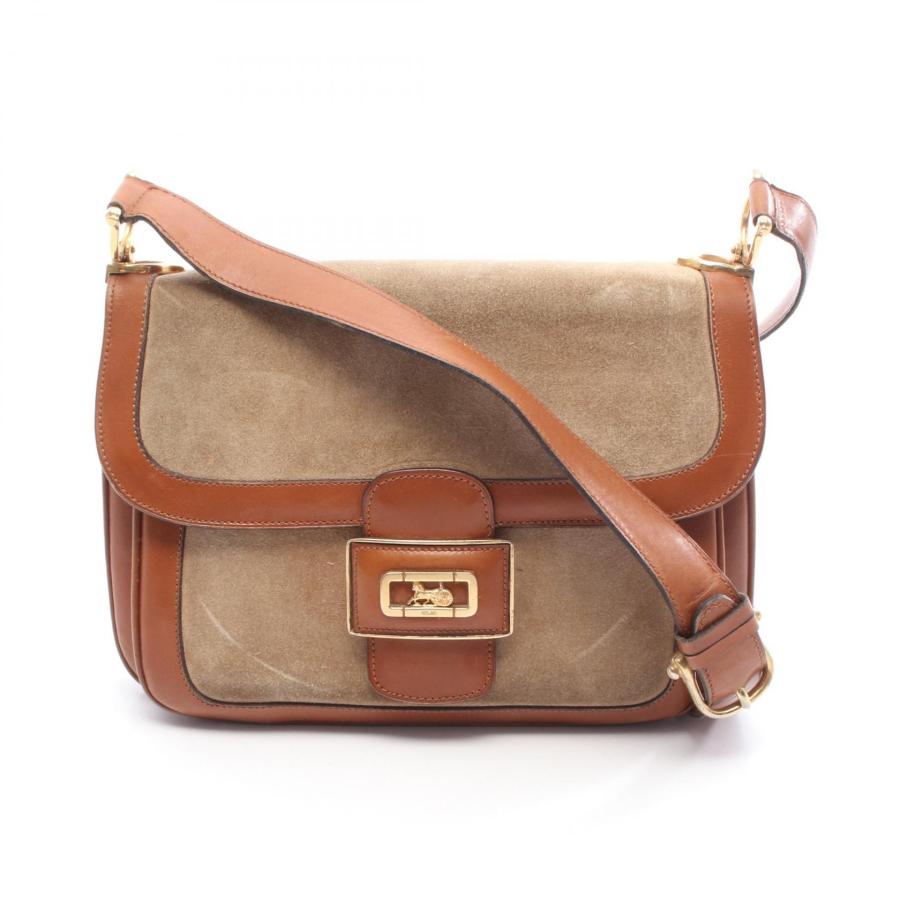 CELINE（セリーヌ） ブランドオフ スウェード ショルダーバッグ