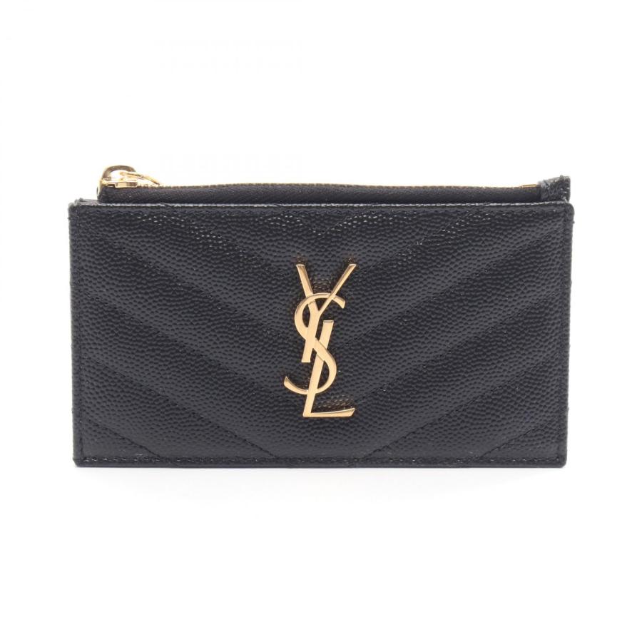サンローランパリ モノグラム フラグメント ジップカードケース