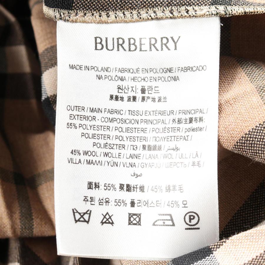 バーバリー ノバチェック プリーツスカート ブランドオフ BURBERRY ウール スカート ポリエステル/ウール レディース_3