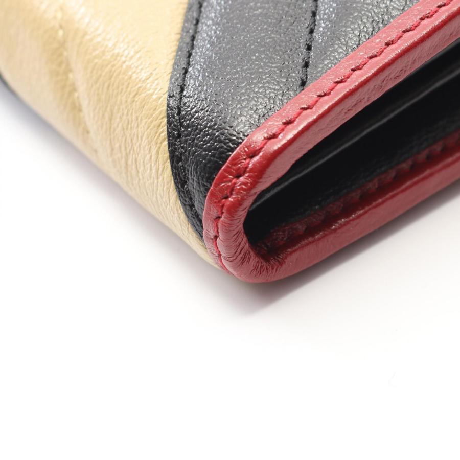 GUCCI グッチ GGマーモント 二つ折り 長財布 レザー GUCCI（グッチ） GGマーモント ブランドオフ レザー 二つ折り長財布