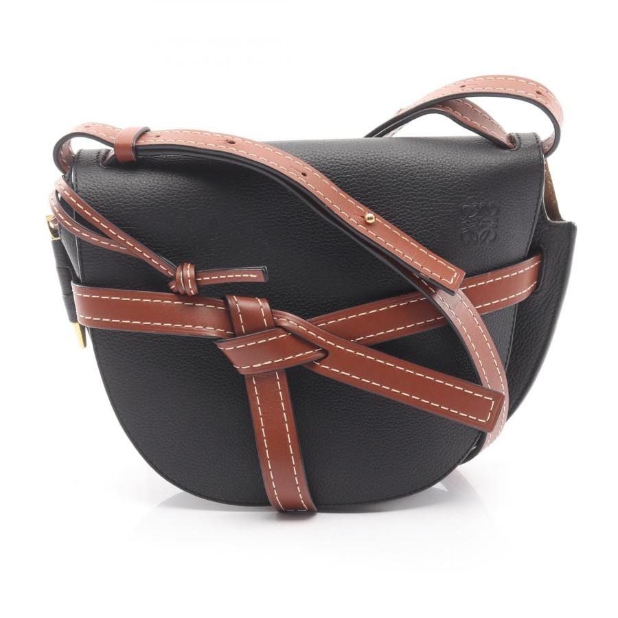 LOEWE（ロエベ） ゲート スモール ブランドオフ レザー ショルダー