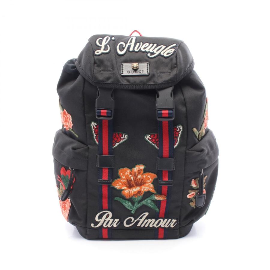 GUCCI（グッチ） ブランドオフ キャンバス リュックサック バック