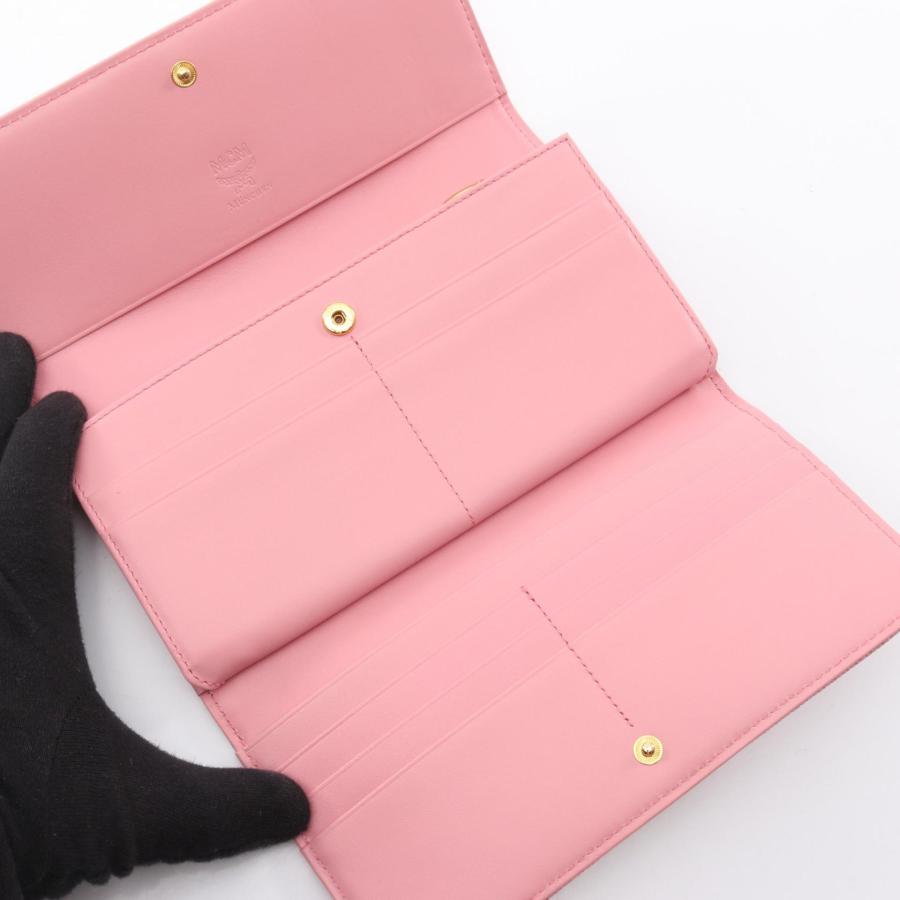MCM（エムシーエム） ヴィセトス ブランドオフ レザー 二つ折り長財布