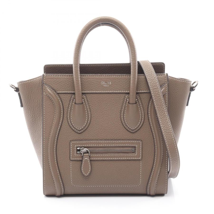 CELINE（セリーヌ） ラゲージ ナノショッパー ブランドオフ レザー