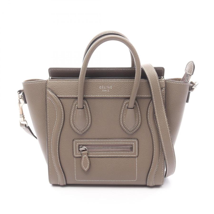 CELINE（セリーヌ） ラゲージ ナノショッパー ブランドオフ レザー