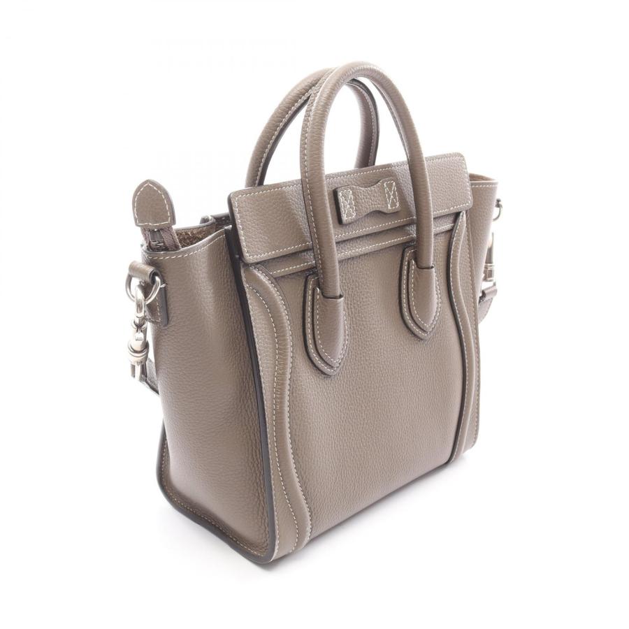 CELINE（セリーヌ） ラゲージ ナノショッパー ブランドオフ レザー