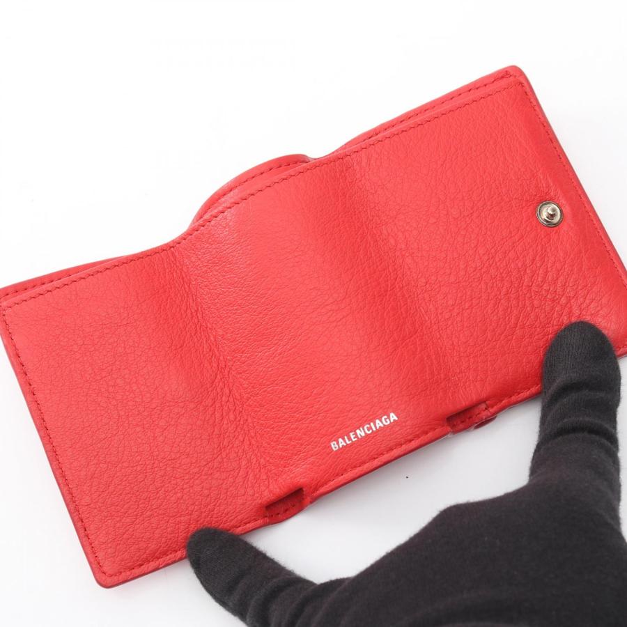 【美品】BALENCIAGA バレンシアガ　三つ折り財布　ペーパーミニウォレット BALENCIAGA（バレンシアガ） ペーパーミニウォレット ブランドオフ