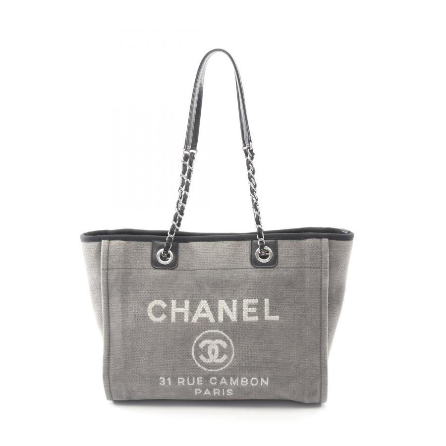 CHANEL シャネル ドーヴィル トート キャンバス デニム 美品 CHANEL（シャネル） ドーヴィル ブランドオフ デニム トートバッグ