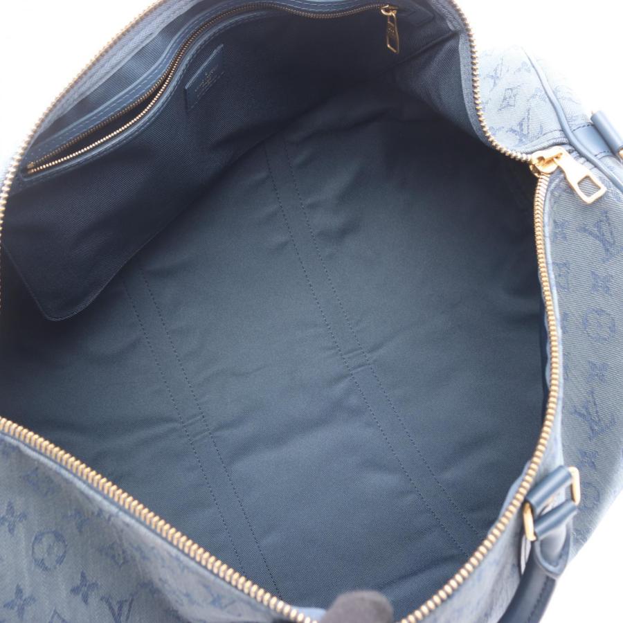 ルイ・ヴィトン キーポル バンドリエール50 ブランドオフ LOUIS VUITTON ボストンバッグ モノグラム・デニム 中古 メンズの画像