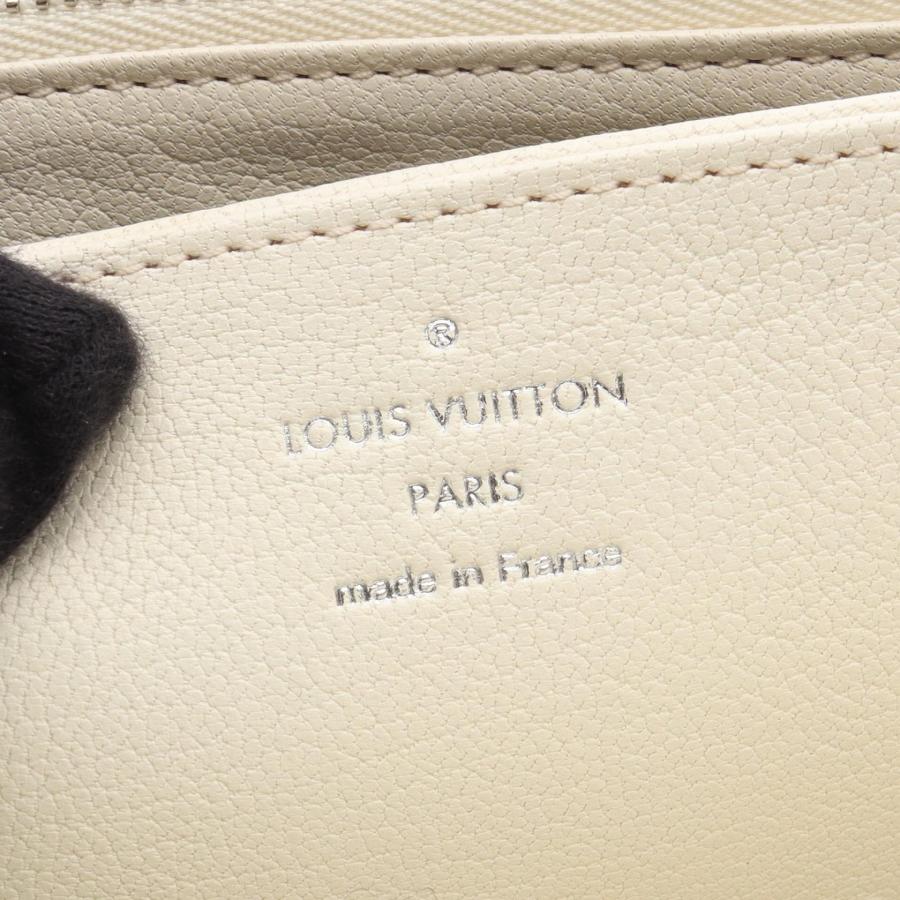ルイ・ヴィトン ジッピーウォレット モノグラムエキゾチック ラテ ブランドオフ LOUIS VUITTON ラウンド長財布 パイソン 中古 レディースの画像