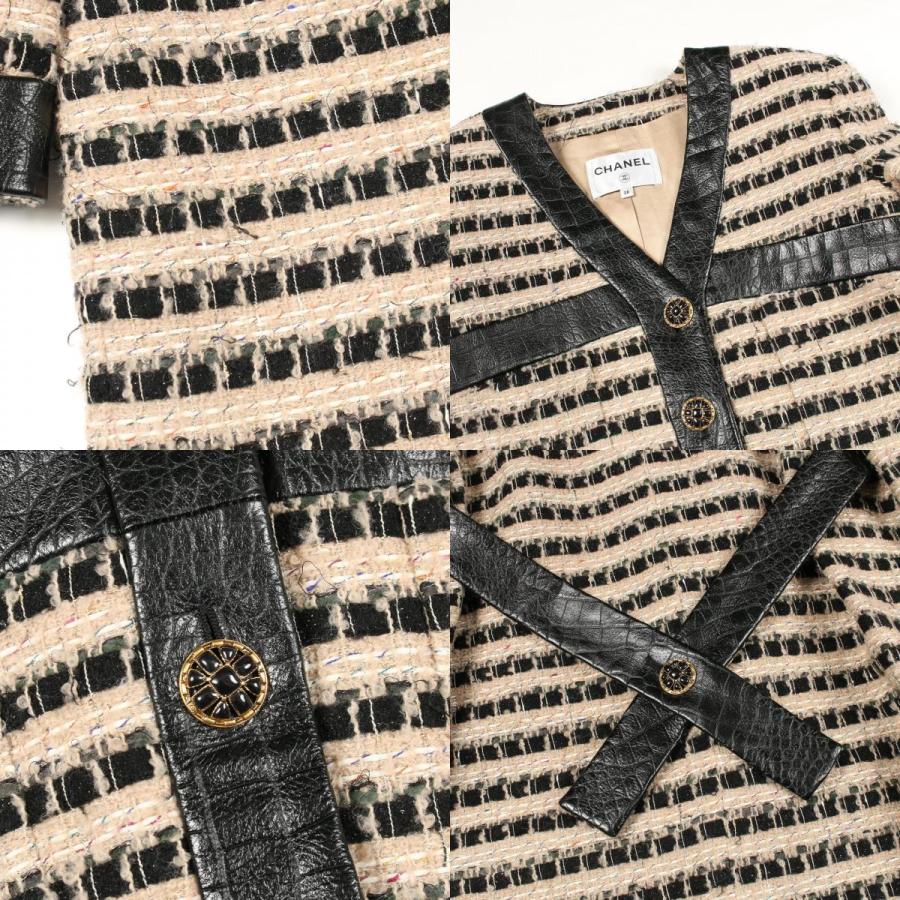 シャネル グリポアボタン ブランドオフ CHANEL ウール その他コート 中古 レディース_9