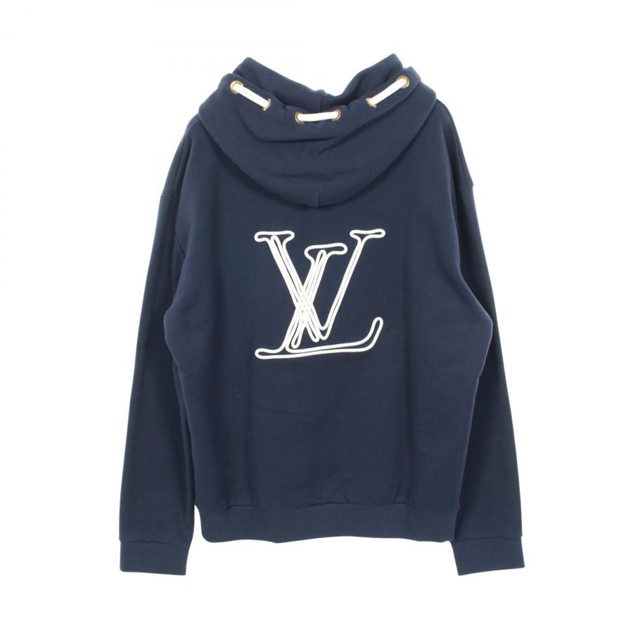 ルイヴィトングLVロゴ カシミヤパーカー LOUIS VUITTON（ルイ・ヴィトン） LVロゴ ブランドオフ パーカー 中古