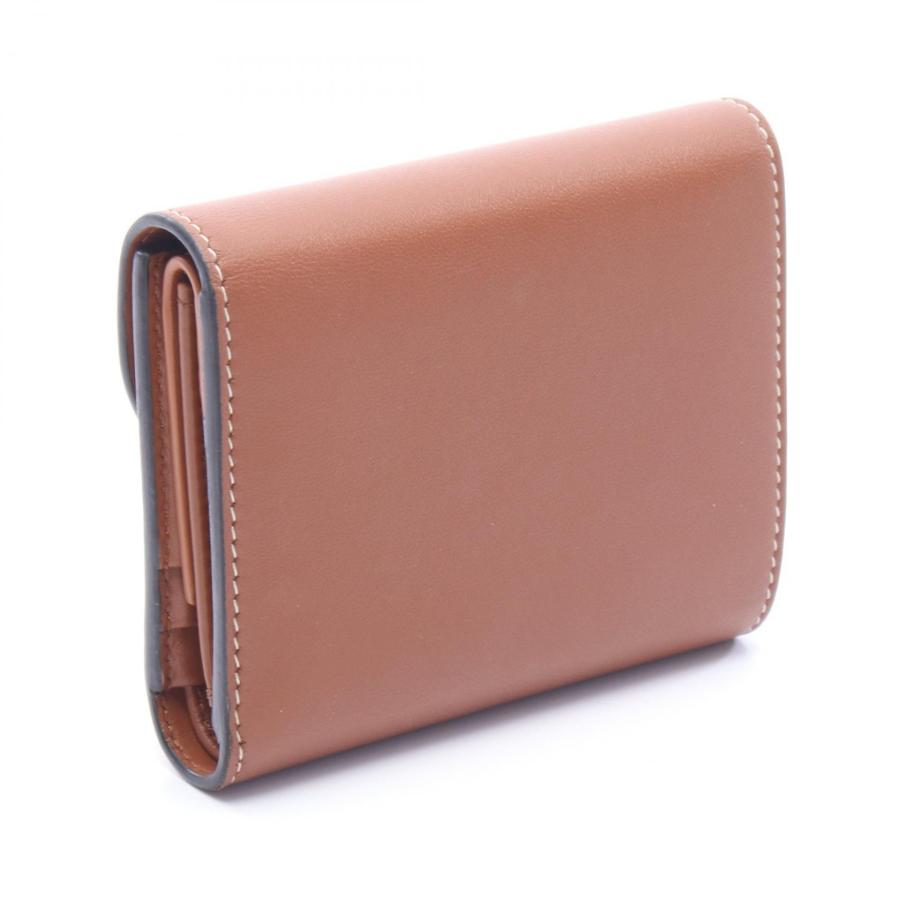 セリーヌ スモール フラップウォレット トリオンフ/シャイニーカーフスキン  10D783BZG.04LU【Aランク】【中古】 セリーヌ スモール フラップウォレット トリオンフ/シャイニーカーフ