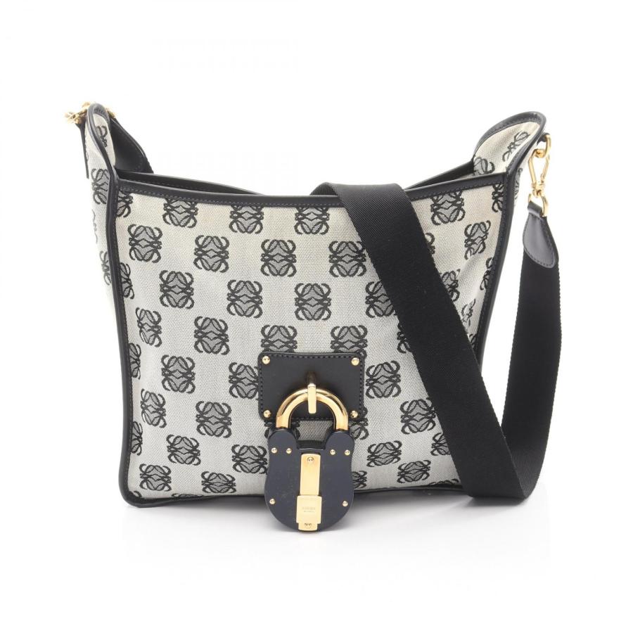 LOEWE（ロエベ） アナグラム ブランドオフ キャンバス ショルダー