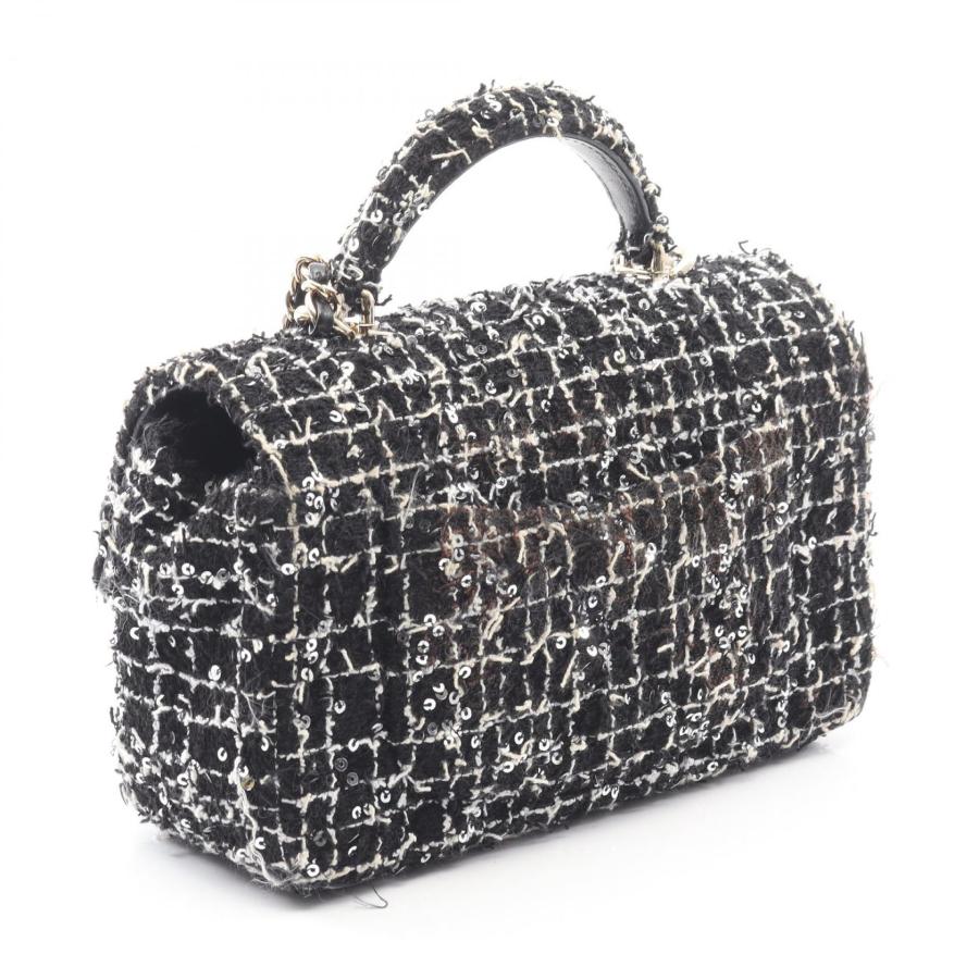 美品 CHANEL トップハンドル ミニ マトラッセ ショルダーバッグ CHANEL（シャネル） マトラッセ トップハンドル ミニ フラップ