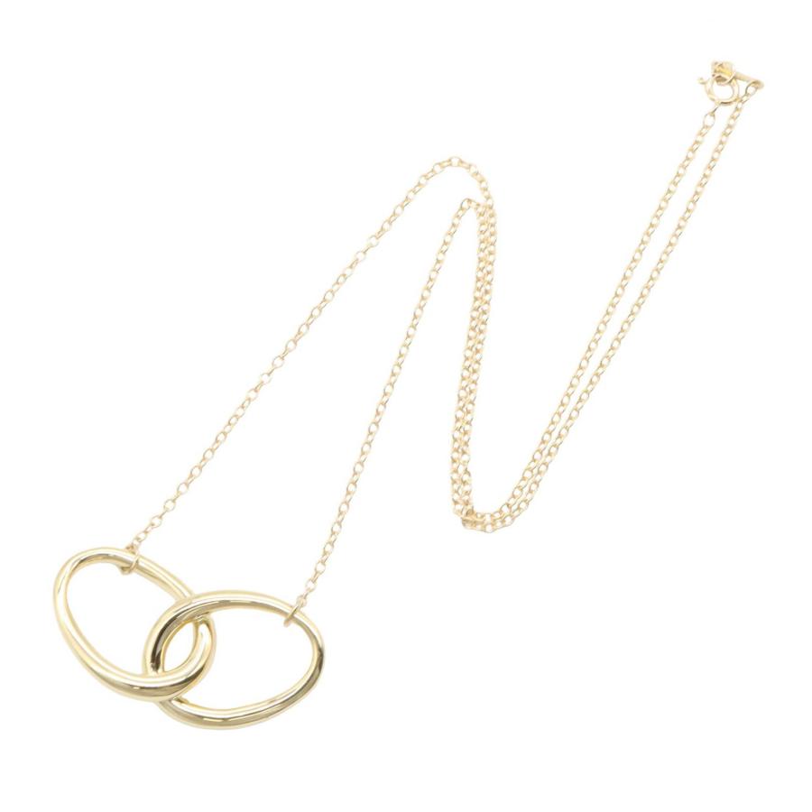 Tiffany&Co. ティファニー　750YG ダブルループネックレス　K18 TIFFANY&Co.（ティファニー） ダブルループ ネックレス ブランドオフ