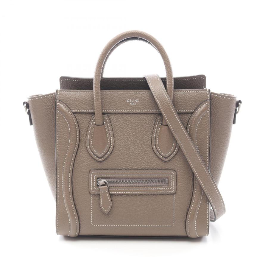 CELINE（セリーヌ） ラゲージ ナノショッパー ブランドオフ レザー