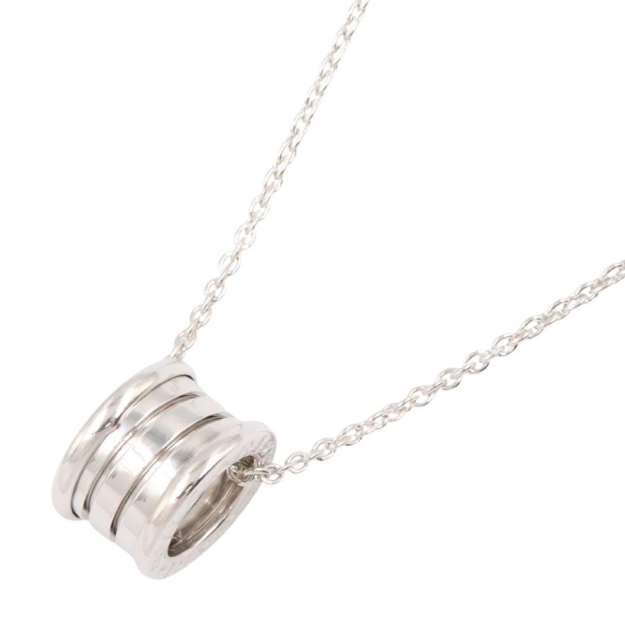 BVLGARI（ブルガリ）ビーゼロワンネックレス K18 WG ホワイトゴールド BVLGARI（ブルガリ） B-zero1 ビーゼロワン ネックレス ブランドオフ