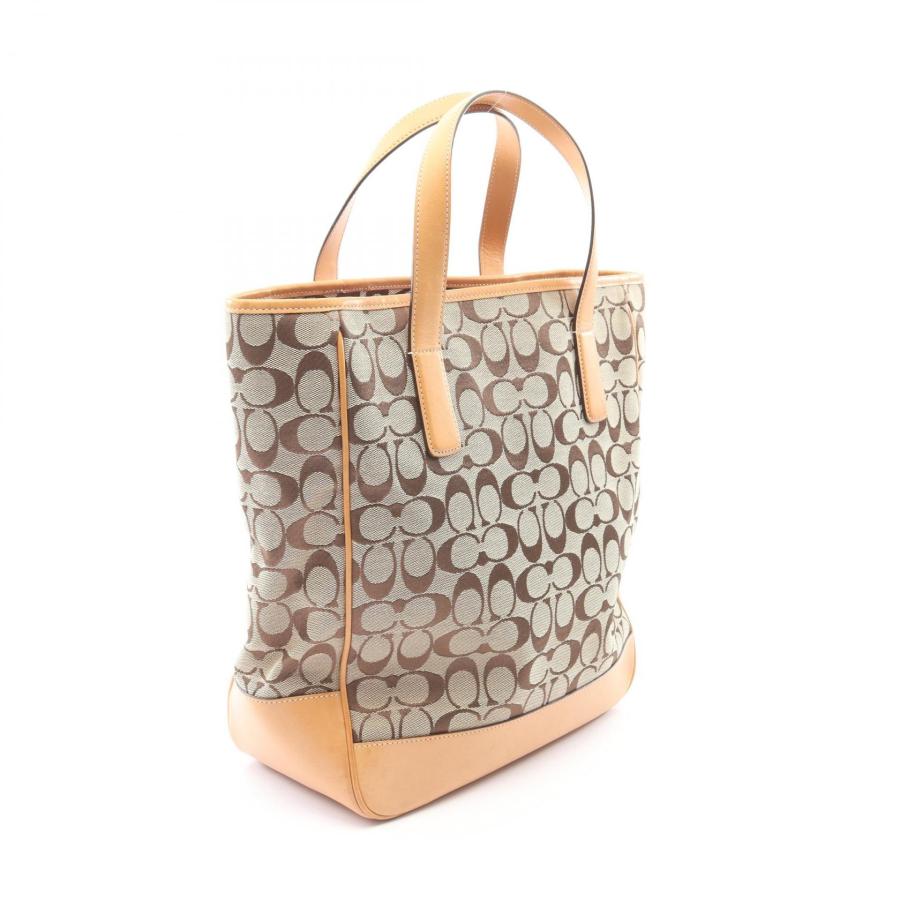 COACH（コーチ） シグネチャー ブランドオフ キャンバス トートバッグ