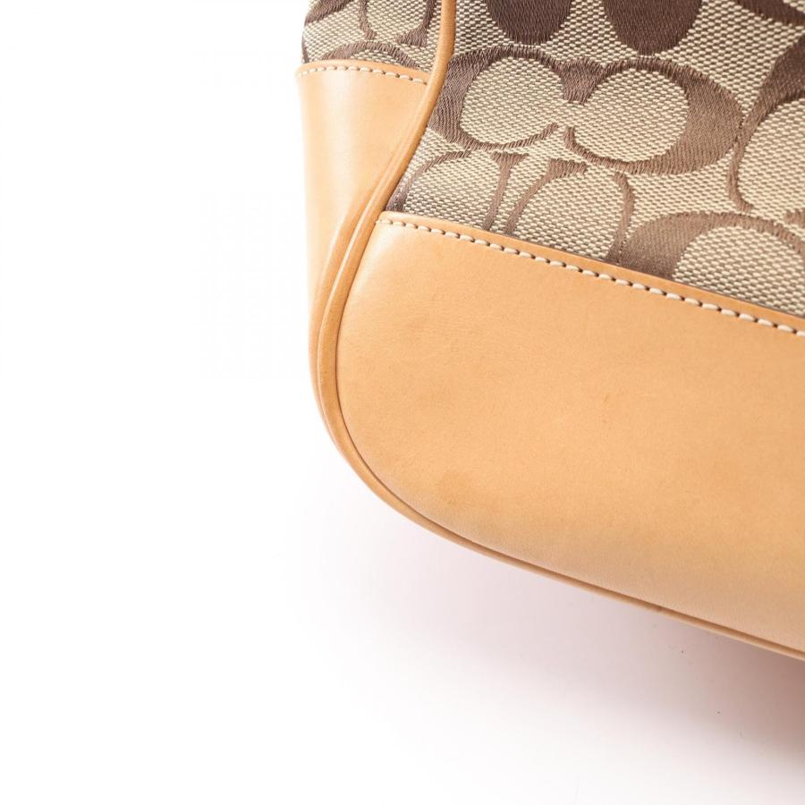 COACH（コーチ） シグネチャー ブランドオフ キャンバス トートバッグ